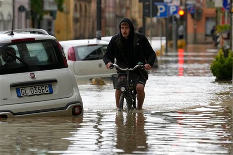 Exceptional rains in drought-struck northern Italy kill 5, cancel Formula One Grand Prix